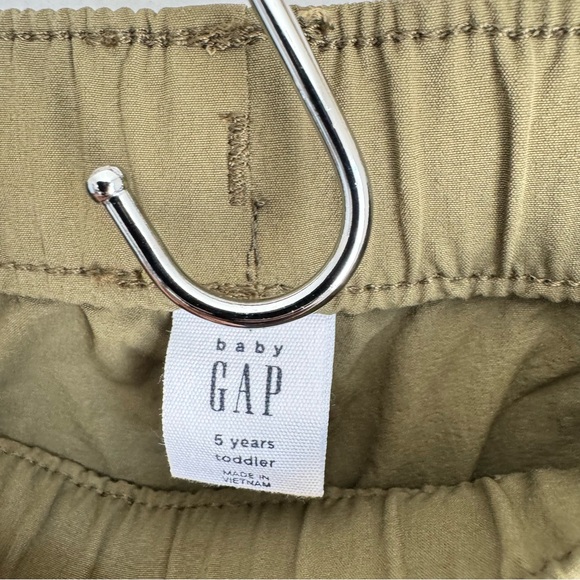 Baby Gap 5 Years Old Boy Pull On Olive Pants Elastic Waist Drawstring  NWT - Picture 6 of 6